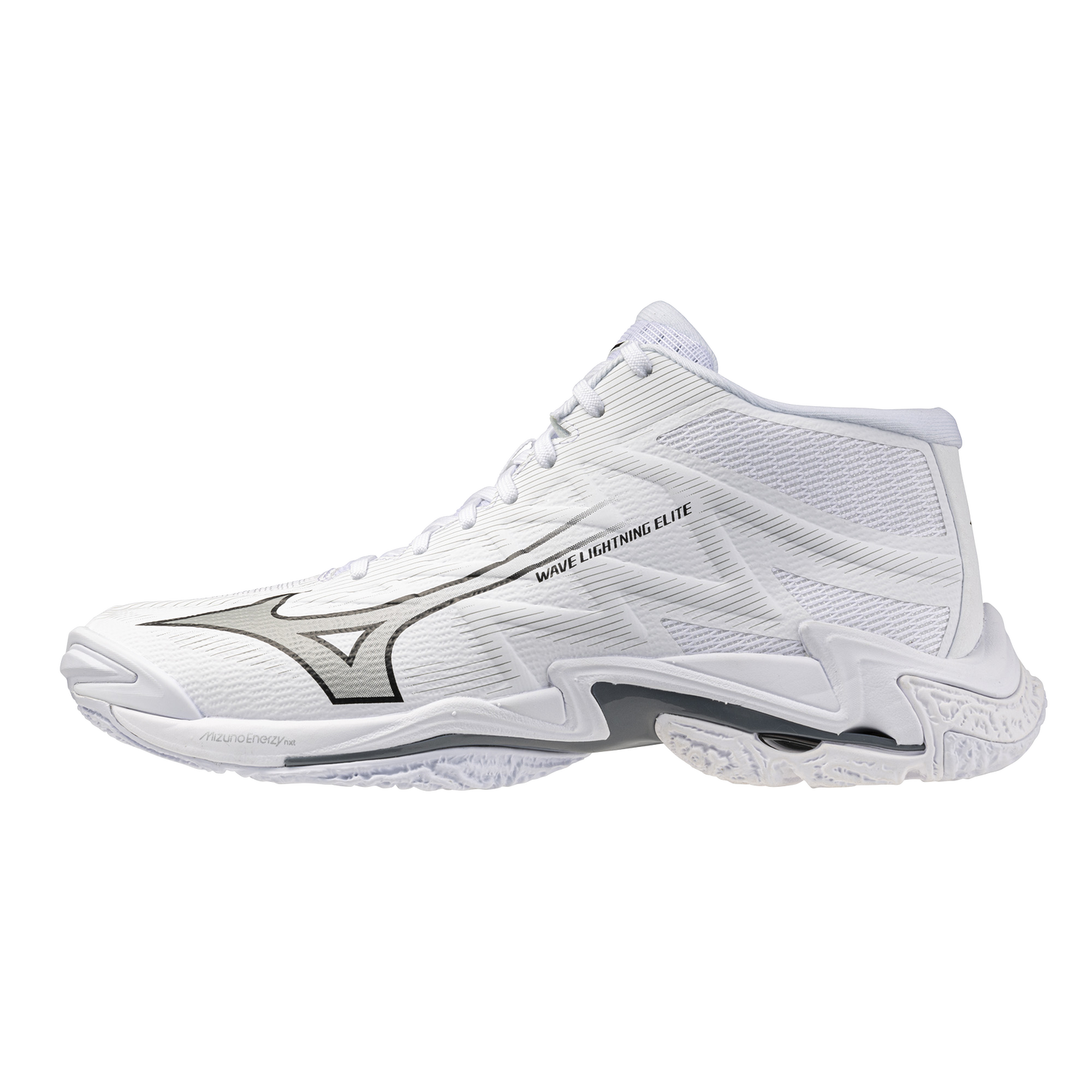 Mizuno scarpa da pallavolo da uomo WAVE LIGHTNING ELITE MID V1GA260583 bianco