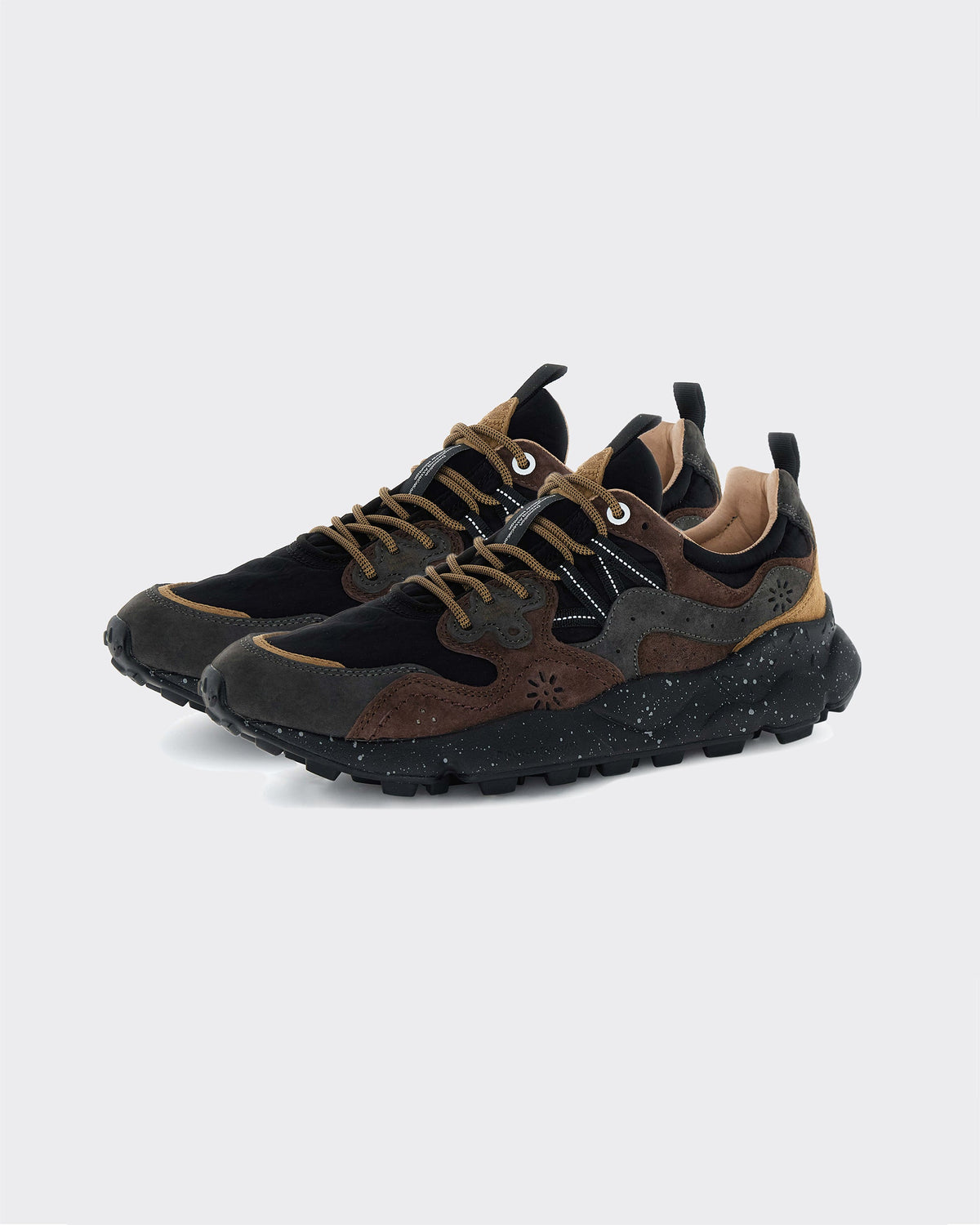 Sneakers Yamano 3 Suede-Nylon Dark Grey/Black/Dark Brown