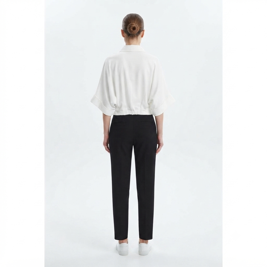 Relish Camicia kimono TRADY maniche tre quarti RDP2603207054 bianca