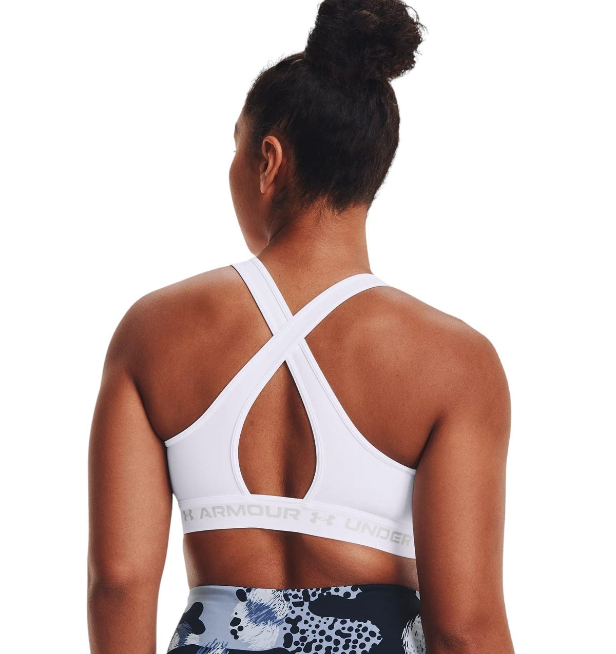 Top Mid Crossback Sport Donna White/Halo Gray