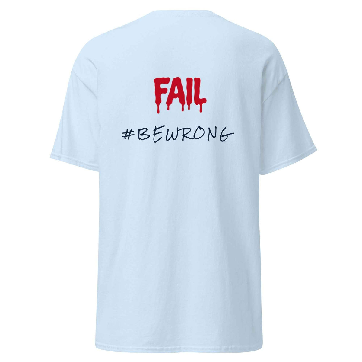 FAIL Streetwear T-shirt Classica Unisex Edison PRE799SUF Rosa Bianco Blu