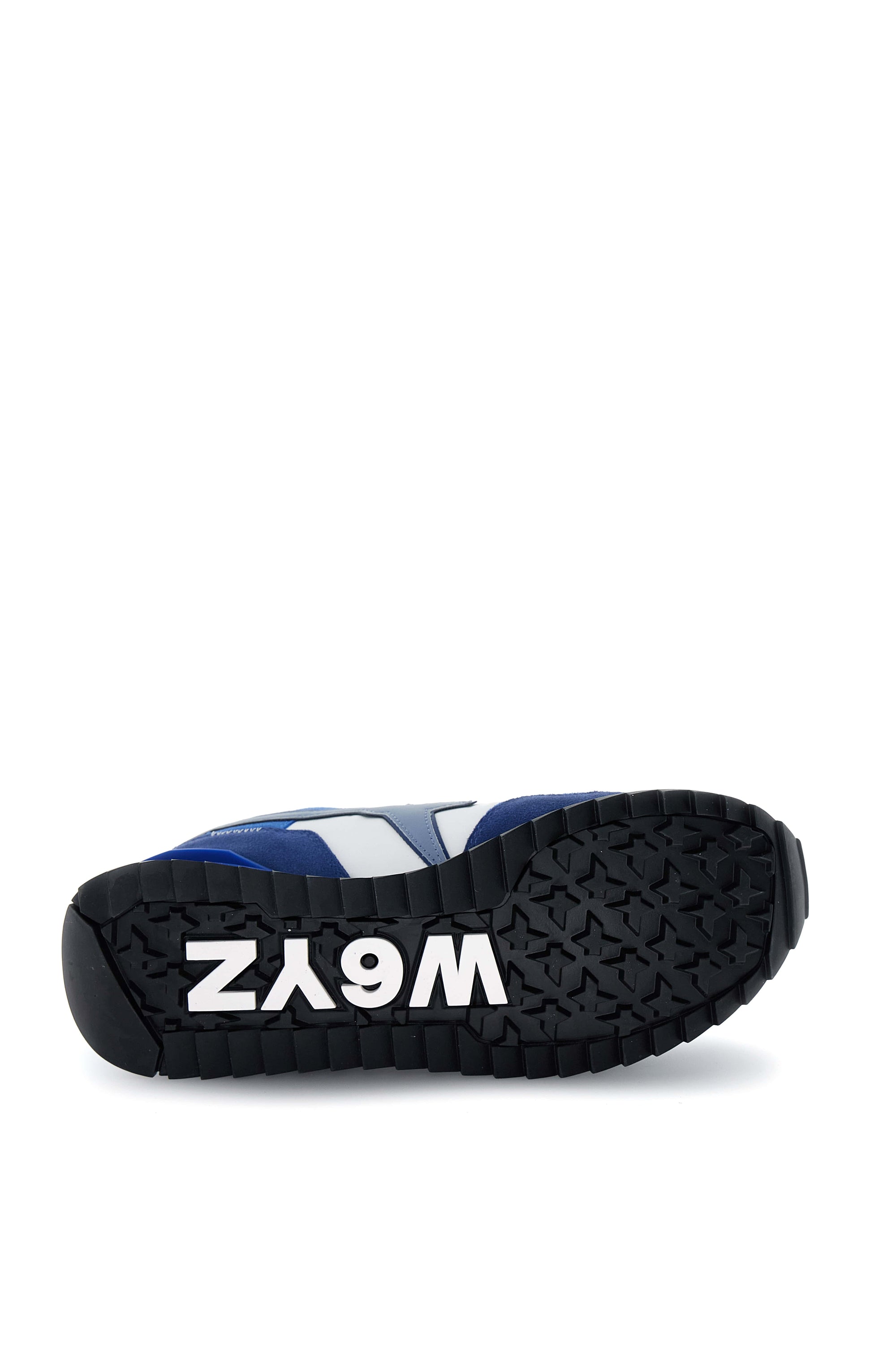 YAK-M. - Sneakers in tessuto tecnico e suede - Navy-Bianco