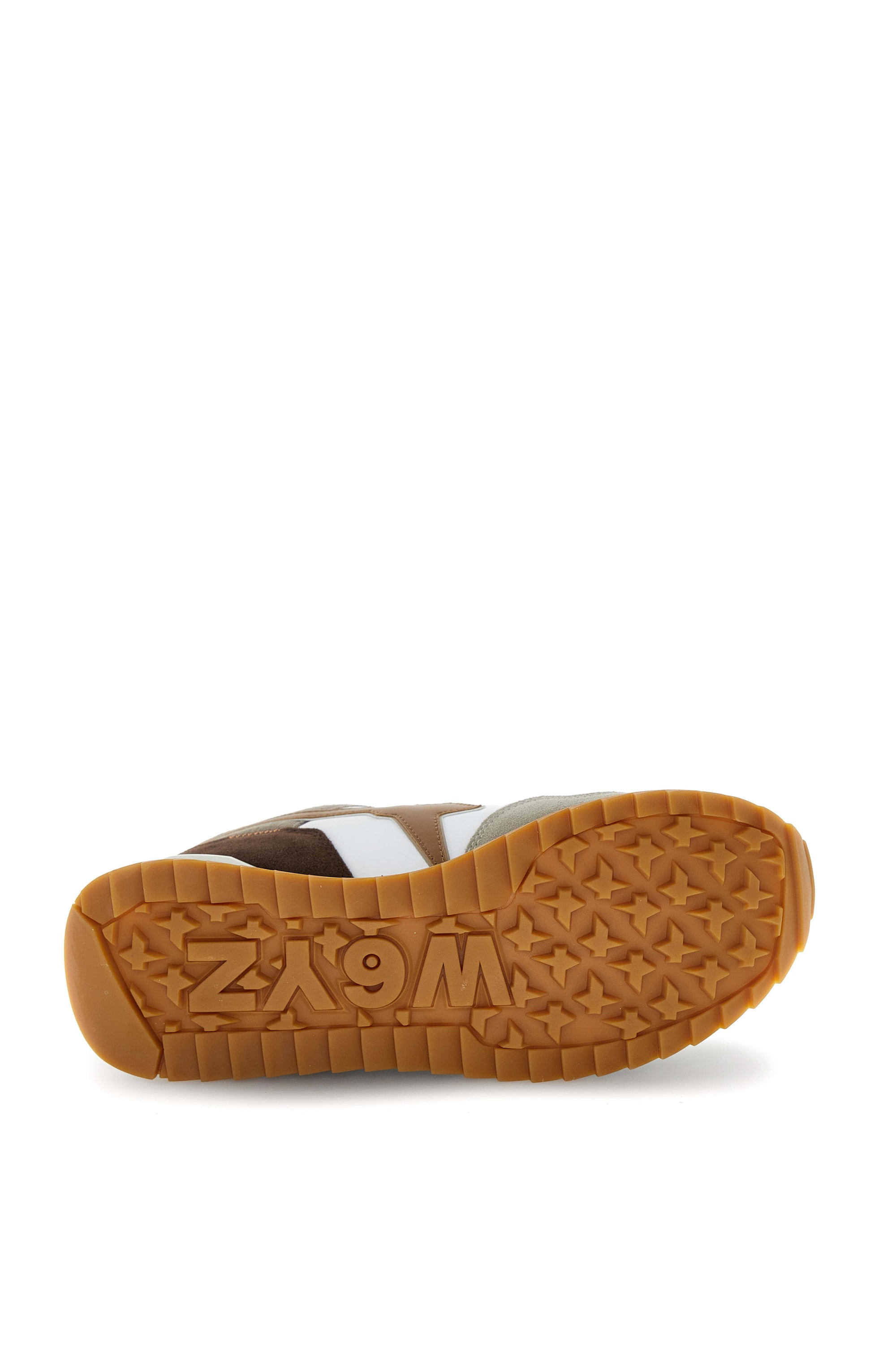 YAK-M. - Sneakers in tessuto tecnico e suede - Crema-Bianco-Nocciola