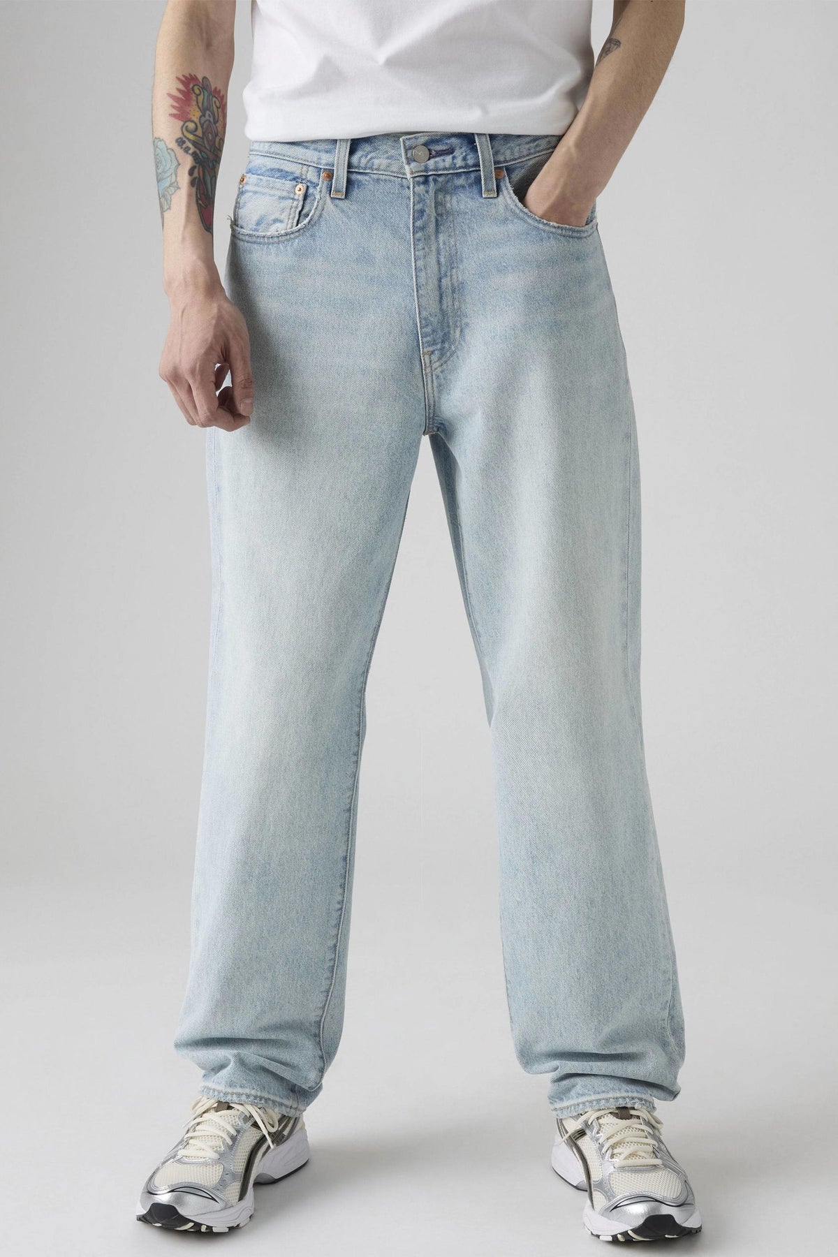 Levi's Jeans Uomo 568 Loose Straight 90370062 Azzurro - Jeans Uomo