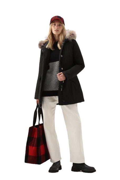 Woolrich Parka Donna Luxury Arctic Raccoon WOOLCFWWOU06523989 Blu Melton