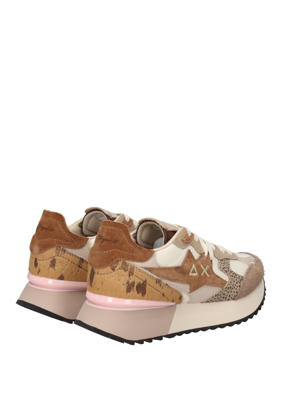 SUN68 Stargirl Multicolor Z46222 Beige - Sneakers