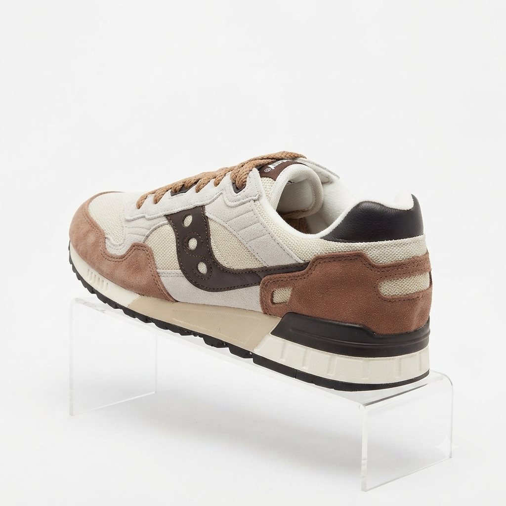 Saucony scarpa sneakers da uomo Shadow 5000 marrone-mandorla