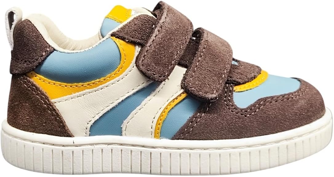 Balducci Sneaker MSPO4903 Bimbo Marrone Celeste - Primi Passi