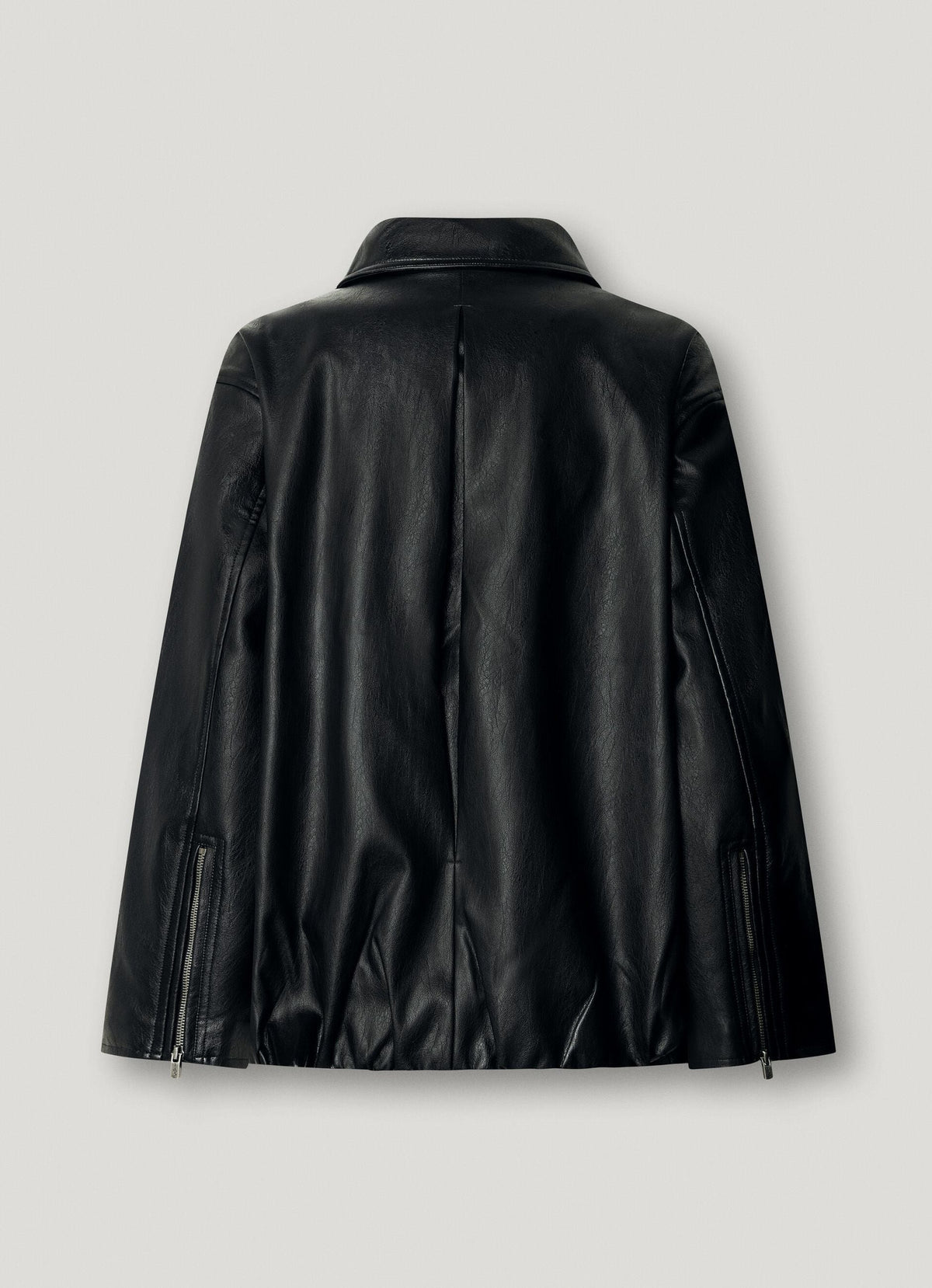 Pepe Jeans giacca in pelle sintetica Lina PL4024525 nera